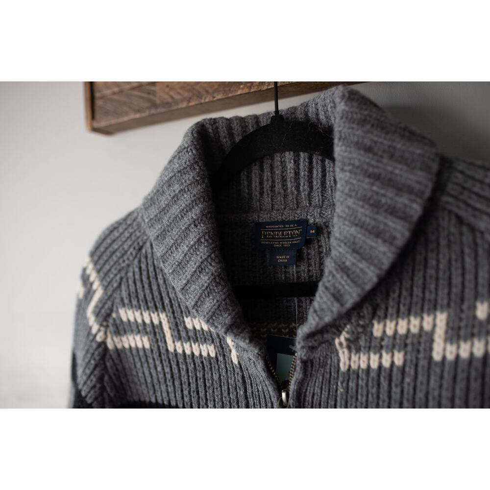 Free People Pendleton Long Westerley Cardigan Med… - image 4